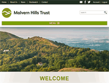 Tablet Screenshot of malvernhills.org.uk